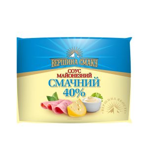 Mayonnaise sauce "Delicious 40%" p/p 300g